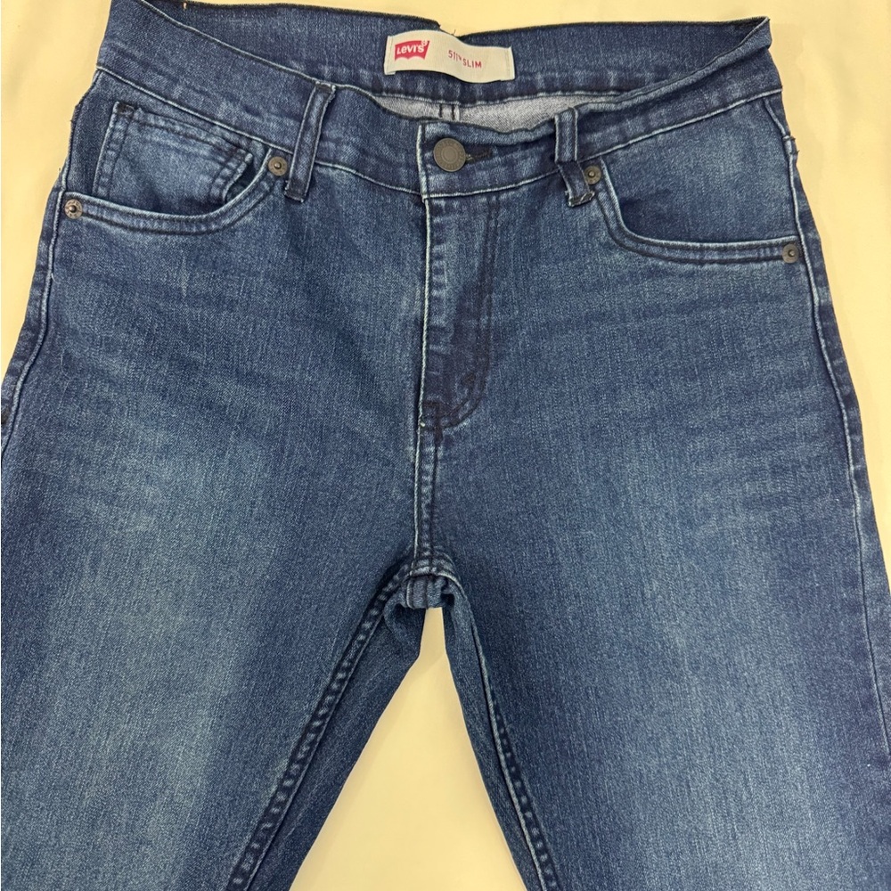 Levi's Girl's 511 Slim Skinny Jeans Size 16 - Picture 3 of 7